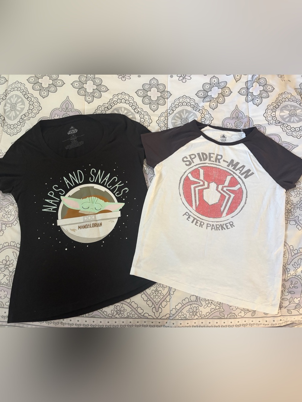 Bundle Disney Tees - Spider-Man and Grogu